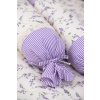 Povlak na váleček PROVENCE / fialový proužek (Název Povlak na váleček krep, Barva Fialová)