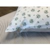 Bavlněné povlečení BOUQUET / šedý proužek