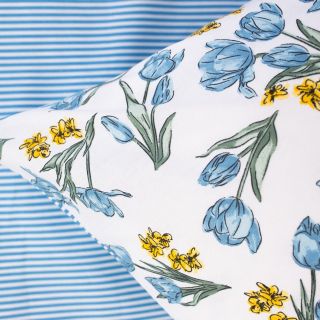 💙🌷Když se potká česká kvalita s jemnou elegancí... Představujeme oboustranné povlečení z hladké, prémiové bavlny české...