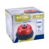 Kartáč hrnčekový M14 vlnitý, oceľový drôt 0,3mm, 100mm, EXTOL CRAFT