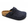 LEON 4761 Pánske zdravotné korkové teplé papuče Modré