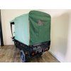 Leramotors Cargo G1 1000W COC, černá, ''rikša'' + plachta