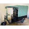 Leramotors Cargo G1 1000W COC, černá, ''rikša'' + plachta
