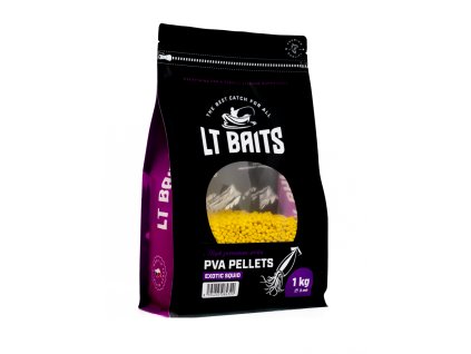 PVA Peletky Exotic Squid 3mm 1kg