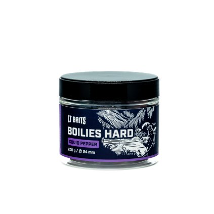 Boilies Hard LT Baits Squid Pepper 200 g (Hmotnost 200 g, Průměr 24 mm)