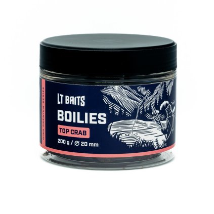 Boilies LT Baits Top Crab Premium 200 g (Hmotnost 200 g, Průměr 24 mm)
