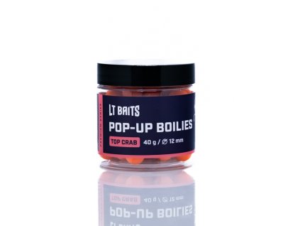 TOP CRAB POP UP BOILIES (Hmotnost 40 g, Průměr 12 mm)