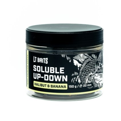 72277 rozpustne boilies lt baits halibut banana 24mm 150 g