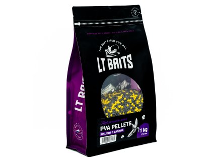 PVA Pelety LT Baits Halibut & Banana 3 mm / 1 kg