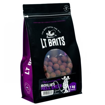 Boilies LT Baits Hell Queen I – Squid 200 g / 1 kg (Hmotnost 1 kg, Průměr 24 mm)