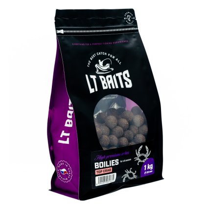 Boilies LT Baits Top Crab 1kg (Hmotnost 1 kg, Průměr 24 mm)