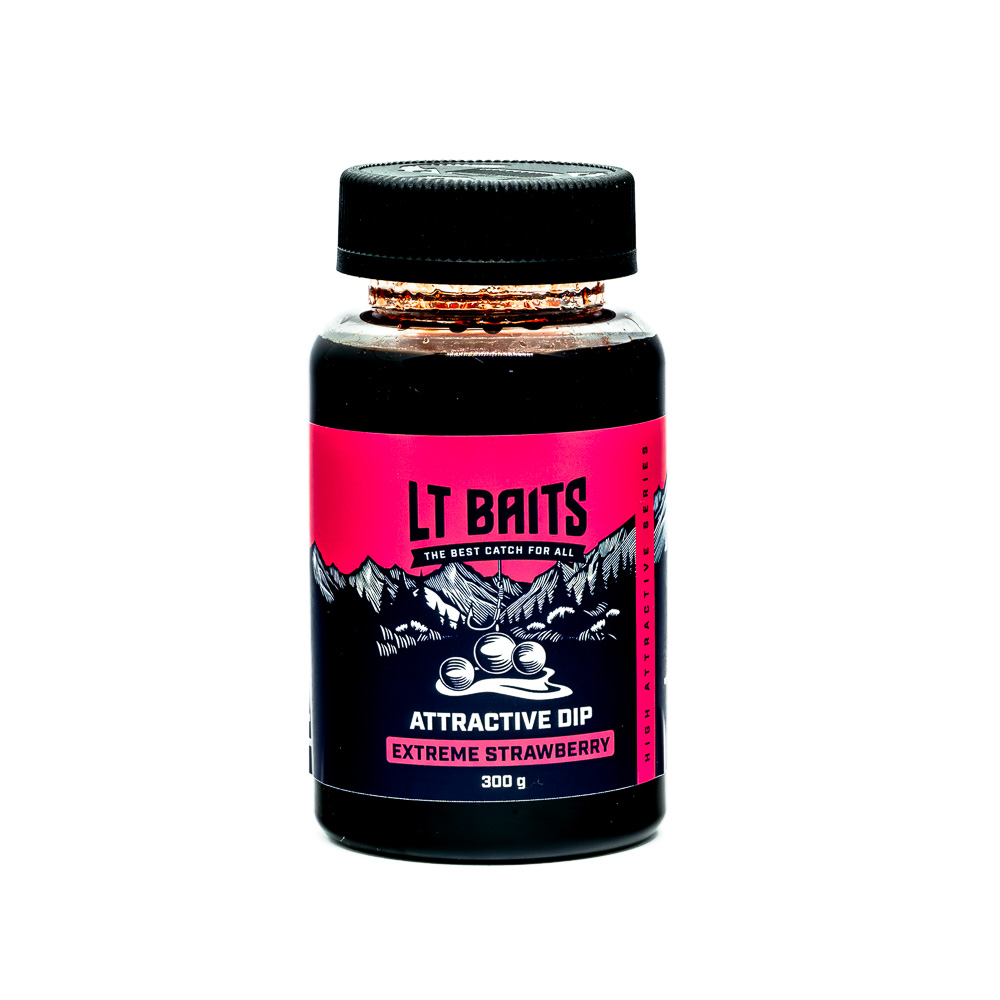 Dip LT Baits Extreme Strawberry 300g
