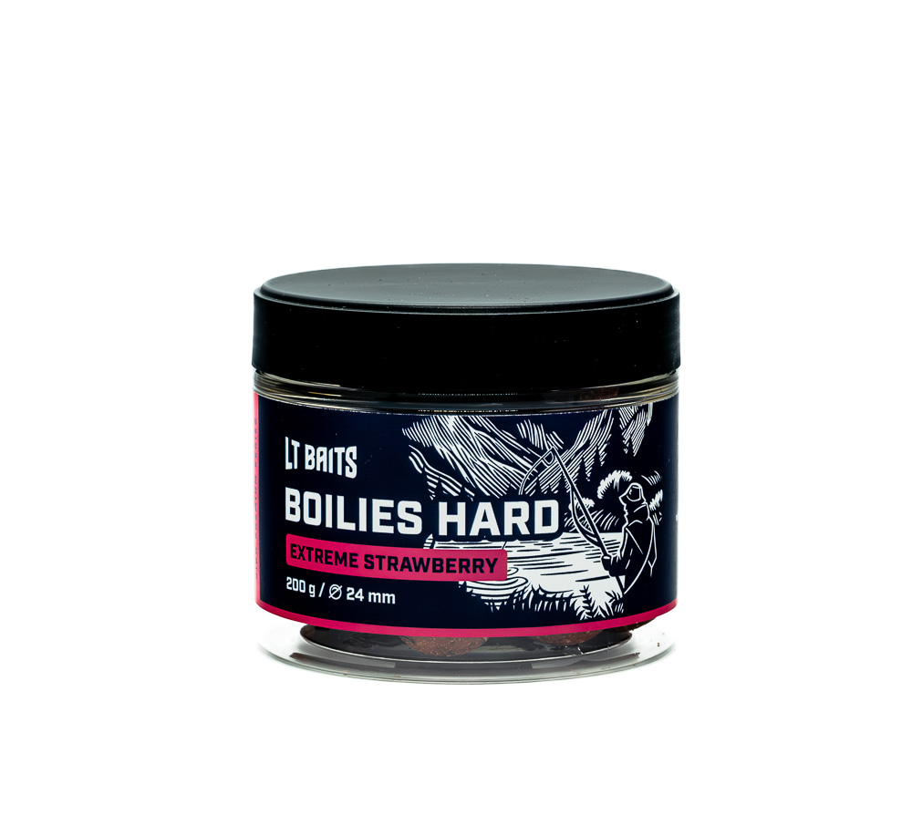 Boilies LT Baits Hard Extreme Strawberry 200g 20mm