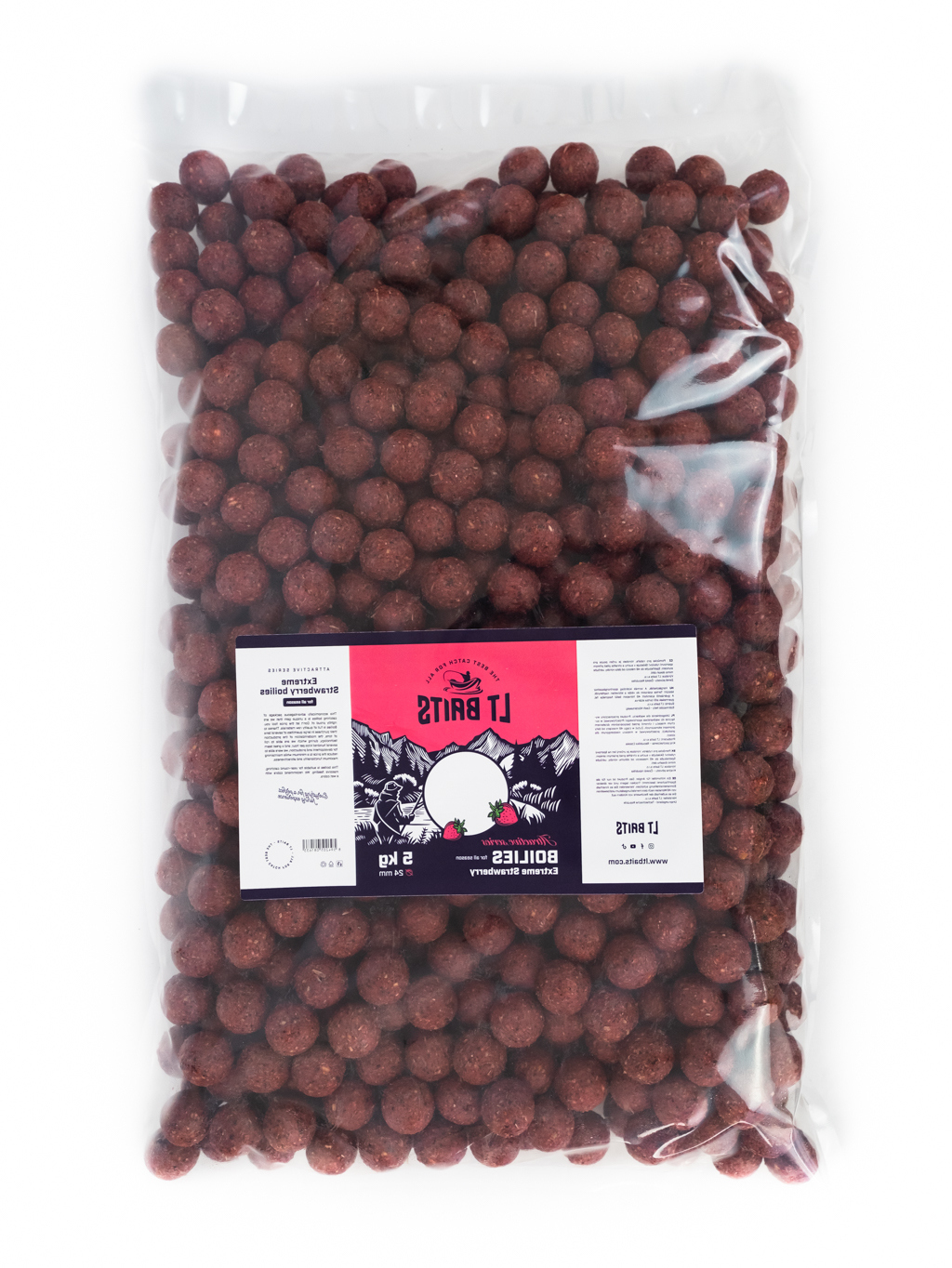Boilies LT Baits Extreme Strawberry 5kg 24mm