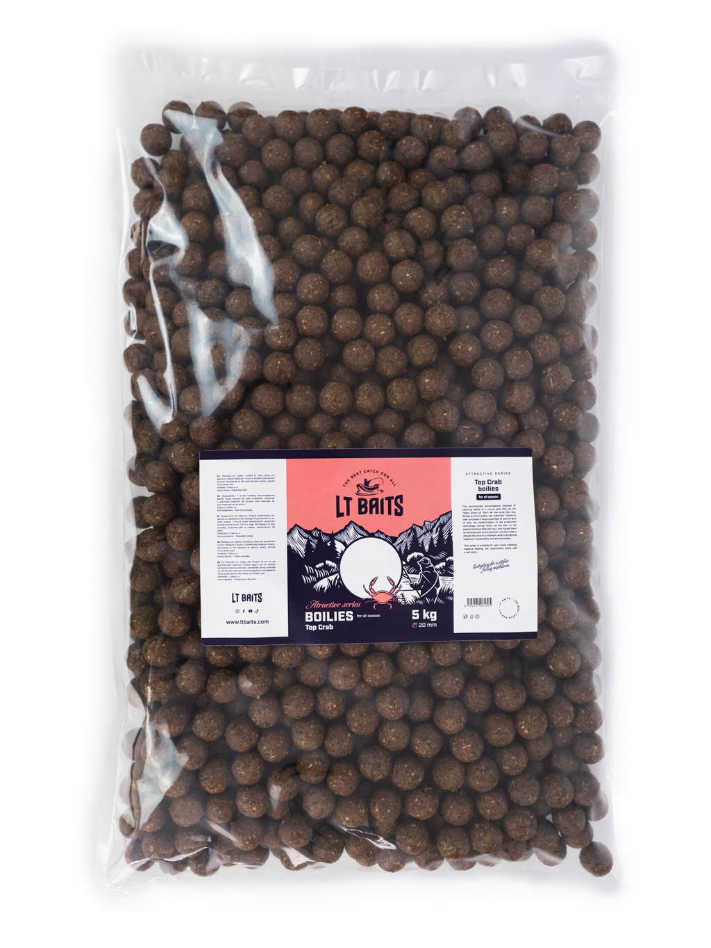 Boilies LT Baits Top Crab 5kg 24mm