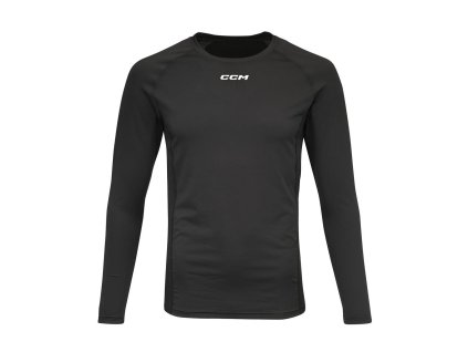 Triko s dlouhým rukávem CCM Performance SR (Barva Černá, Varianta Senior, Velikost L)