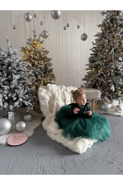 Šaty Gabrielle smaragd