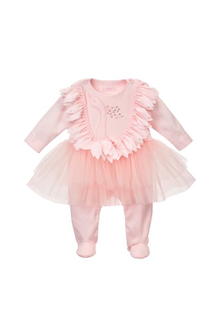 Detský spoločenský overal Gloria ružový