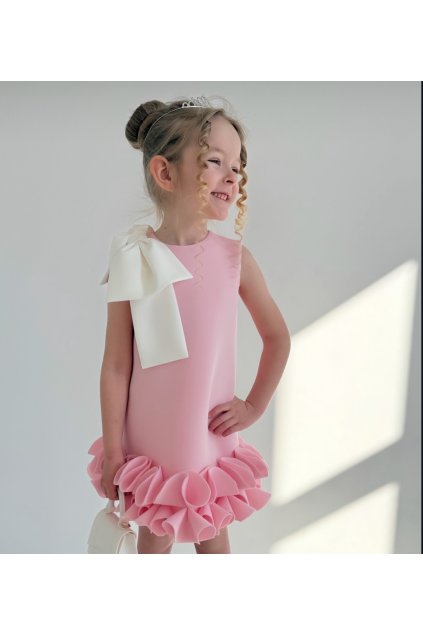 Dievčenské spoločenské šaty Antonia pink
