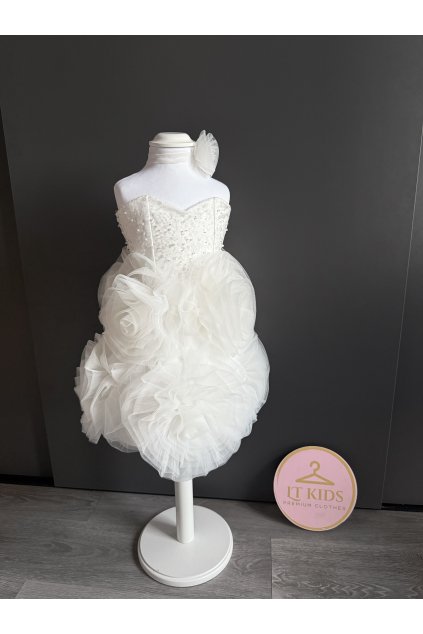 Luxusné dievčenské šaty Blush Bloom white