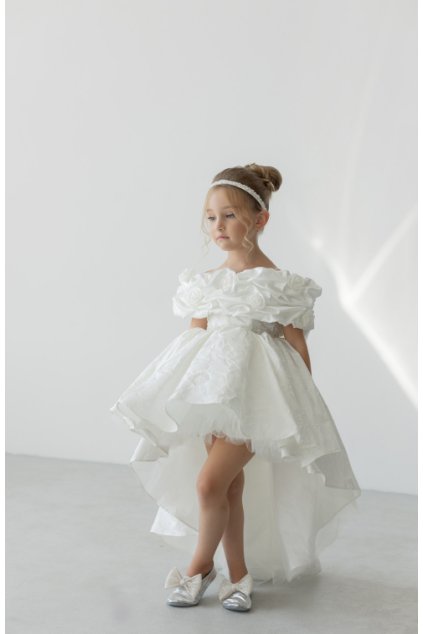 Detské slávnostné šaty Nonna krátky strih