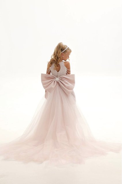 Dievčenské šaty Princess s vlečkou