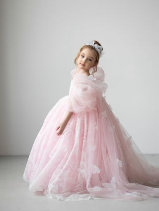 ❤️Rozprávkové detské tylové šaty Vanessa s motýlmi ❤️NOVINKA 2026 LTkids ❤️skladom 122-128 Tieto očarujúce detské šaty v...