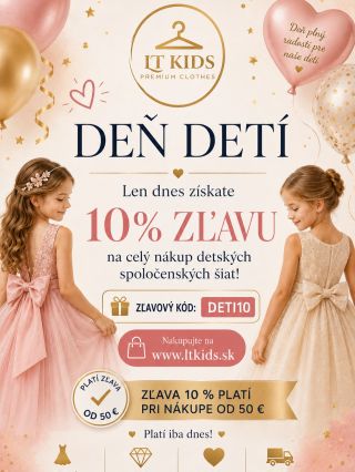 🩷Každý úsmev dieťaťa je ten najkrajší darček 🩷 Pri príležitosti Dňa detí sme si pre vás pripravili malú pozornosť: 🎁 10 %...
