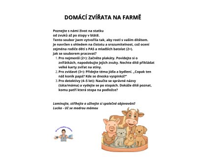 Domácí zvířata a mláďata od dvou 2let