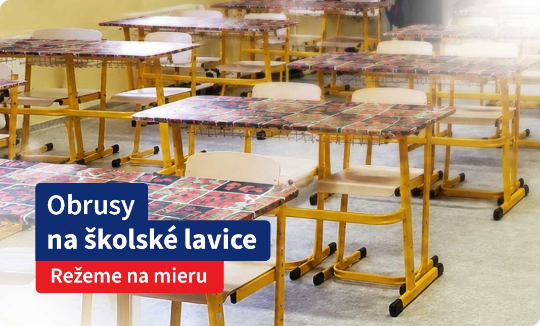 obrusy na školské lavice