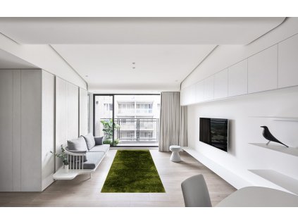 11622 koberec shaggy terni zeleny 70x140