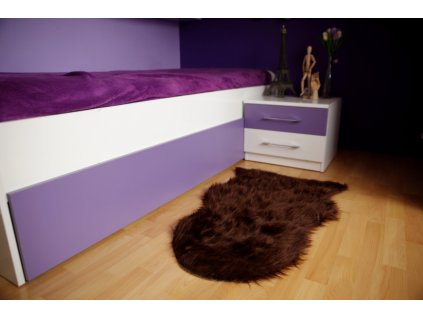11871 imitacia ovcej koze 60x90 hneda