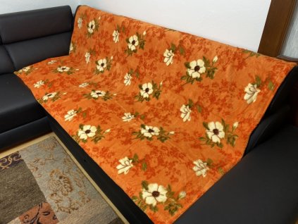 12735 1 deka mikro 150x200 kvety oranz 1 1 zdarma