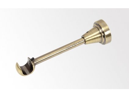 Držiak tyče 16 mm jednoduchý (Farba bielo zlatá)