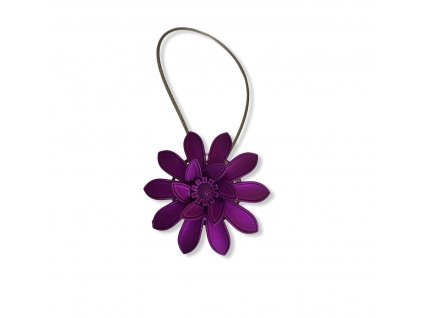 14769 magneticka spona na zaves fialovy kvet
