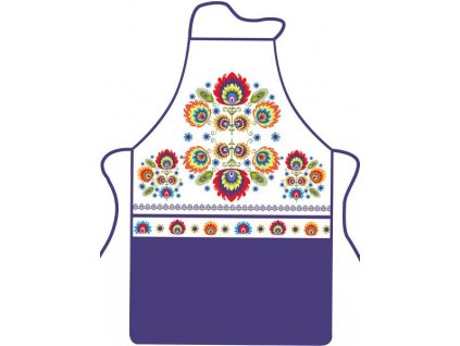 15042 kuchynska zastera folk modra