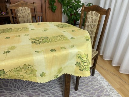 Teflonový obrus brečtan kruh 140 cm