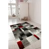 Koberec Rumba 7779A sivá, červená (Rozmer 160x220)