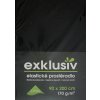 LYCRA exklusiv prestieradlo čierne (Farba 90x200)