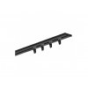 Hliníková koľajnica jednodrážková SMART čierna (Príslušenstvo Štipec, Rozmer 400)