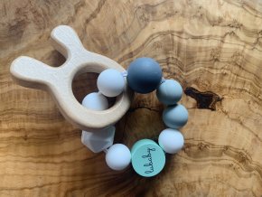 lubaby  dřevěné kousátko / MIX  Marble