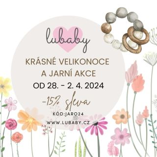 lubaby přeje krásného velikonoční svátky🐣🐣🍀 A jako dárek pro vás i vaše mimi mám připravenou slevu 15% až do úterý 2. 4....