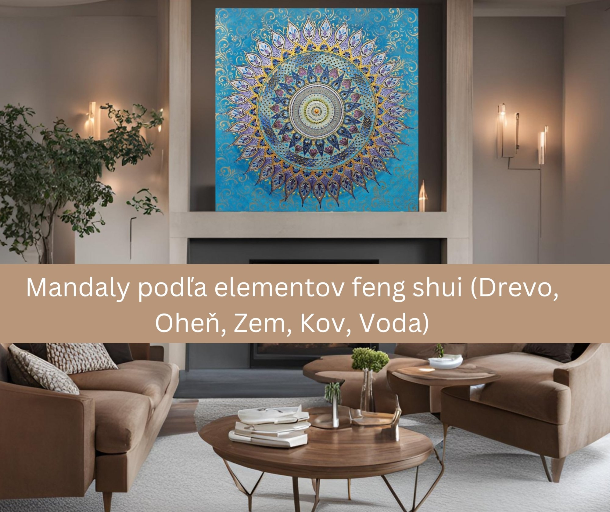 Mandaly podľa elementov feng shui (Drevo, Oheň, Zem, Kov, Voda)