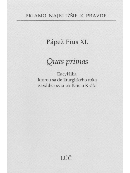 Quas primas