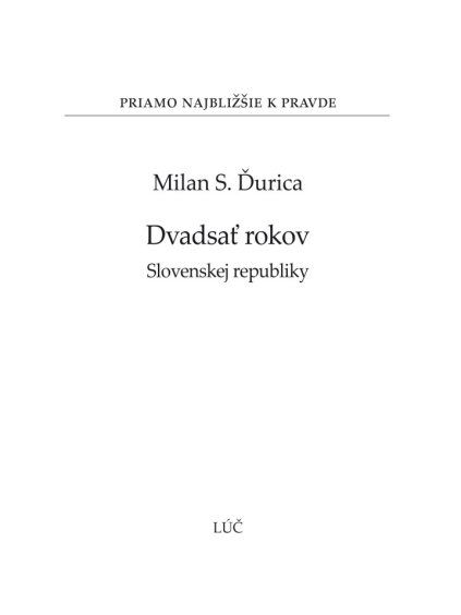 Dvadsať rokov Slovenskej republiky