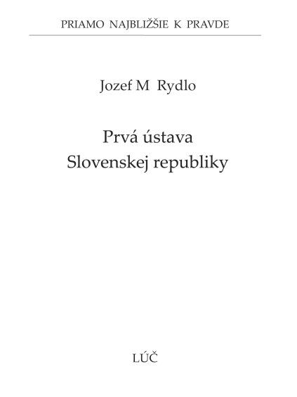 Prvá ústava Slovenskej republiky