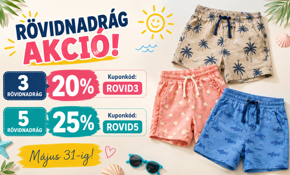 Rövidnadrág akció
