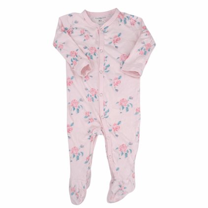 Sinsay rózsaszín, virágos rugdalózó - 80