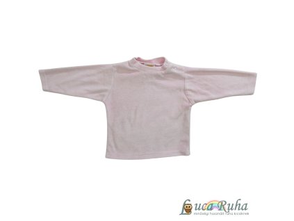 Dimo-tex rózsaszín plüss pulóver - 68