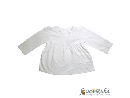 H&M fehér pillangós tunika - 74